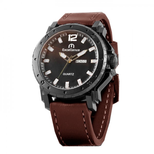 Excellence 8310 Black White Brown Leather MELIPBASLBO